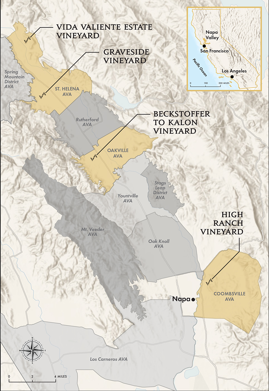 Vida Valiente Vineyards Map